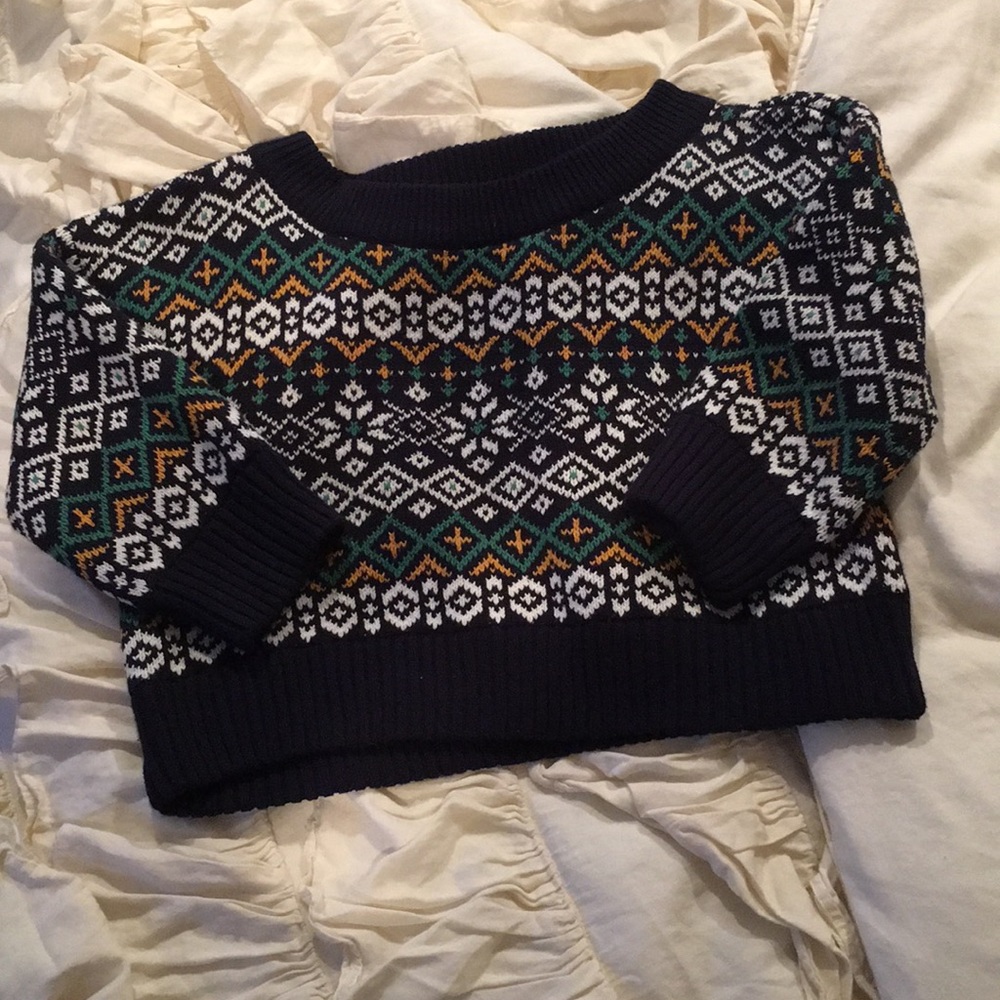 Cropped sweater